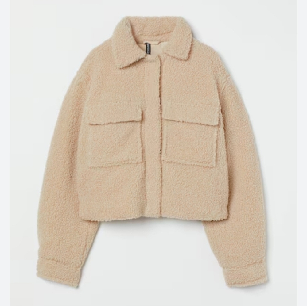 Short faux shearling jacket xxs - Picture 1 of 10